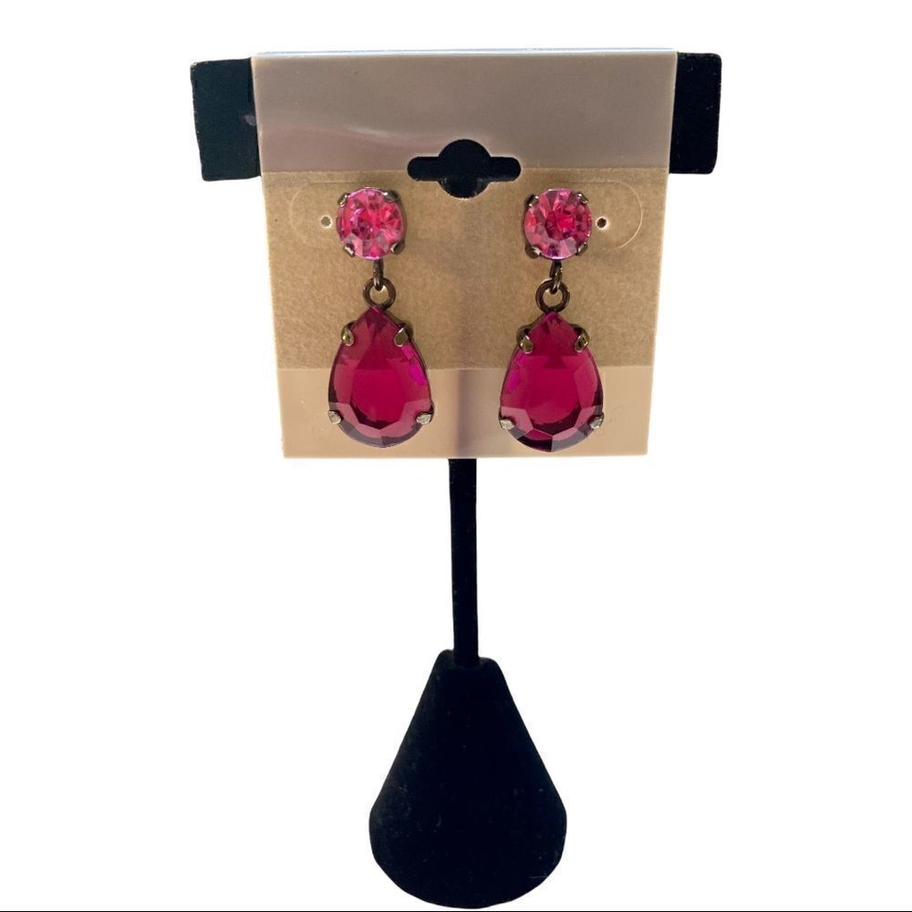 Gorgeous Pink & Purple Double Drop Earrings 😍